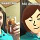 I cut my hair right before this picture, so my Mii hasn’t gotten the same haircut.